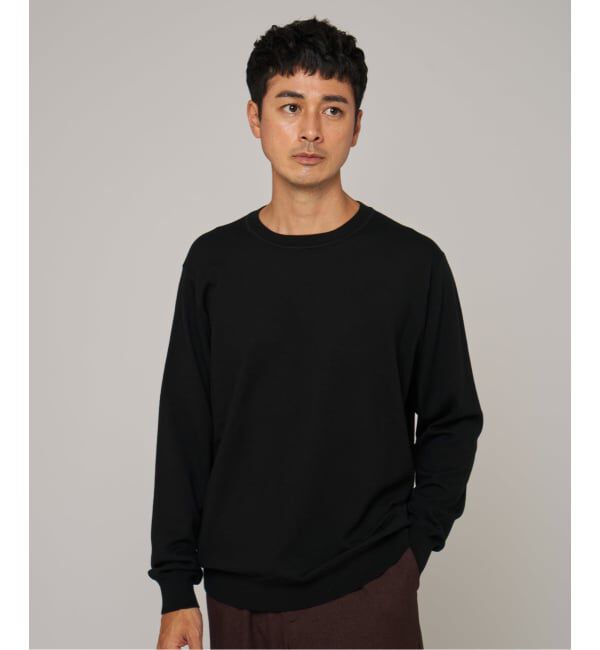 EDIFICE「14ゲージ ウール クルーネックニット」|ニット・セーター|