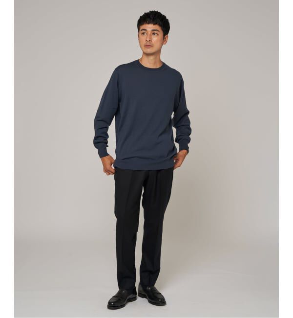 EDIFICE「14ゲージ ウール クルーネックニット」|ニット・セーター|