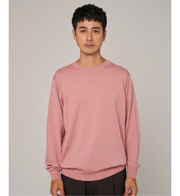 EDIFICE「14ゲージ ウール クルーネックニット」|ニット・セーター|