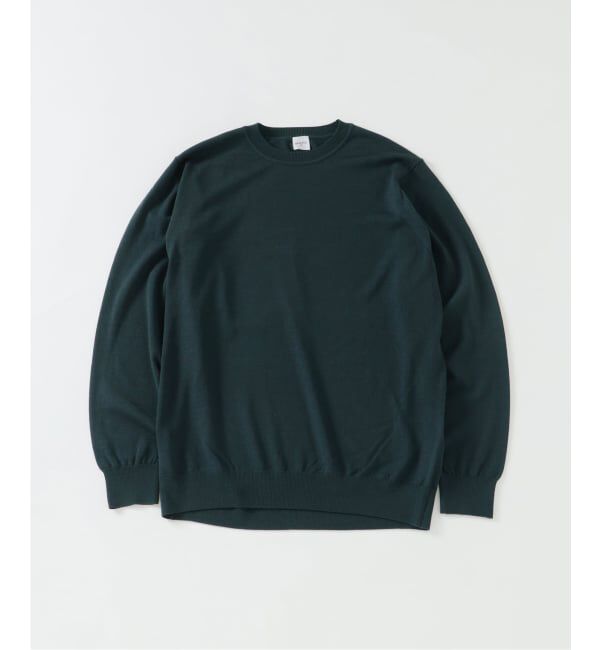 EDIFICE「14ゲージ ウール クルーネックニット」|ニット・セーター|