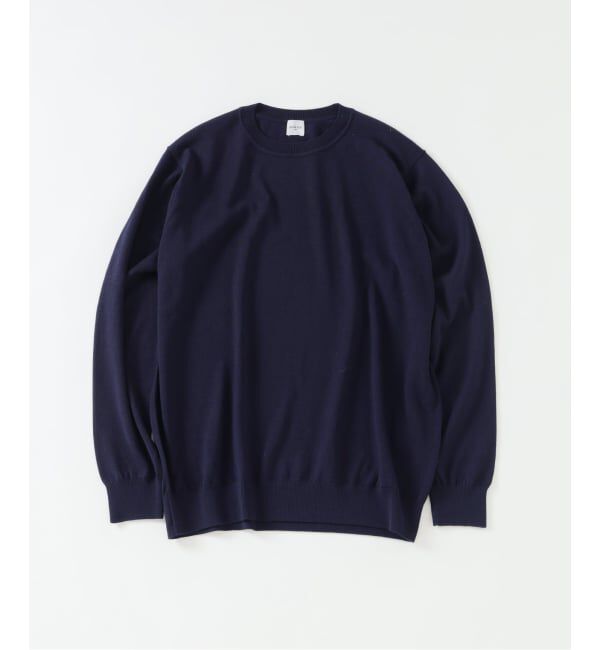 EDIFICE「14ゲージ ウール クルーネックニット」|ニット・セーター|
