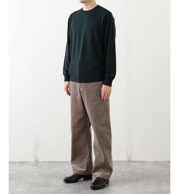 EDIFICE「14ゲージ ウール クルーネックニット」|ニット・セーター|