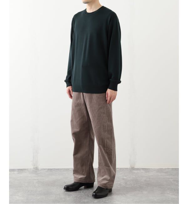 EDIFICE「14ゲージ ウール クルーネックニット」|ニット・セーター|