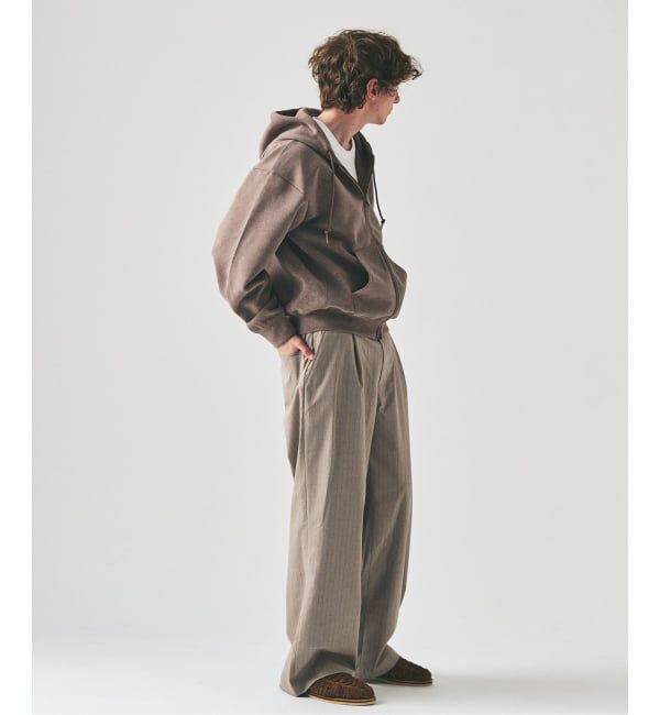 417 EDIFICE「スプレーダンボール ジップパーカー」|パーカー|