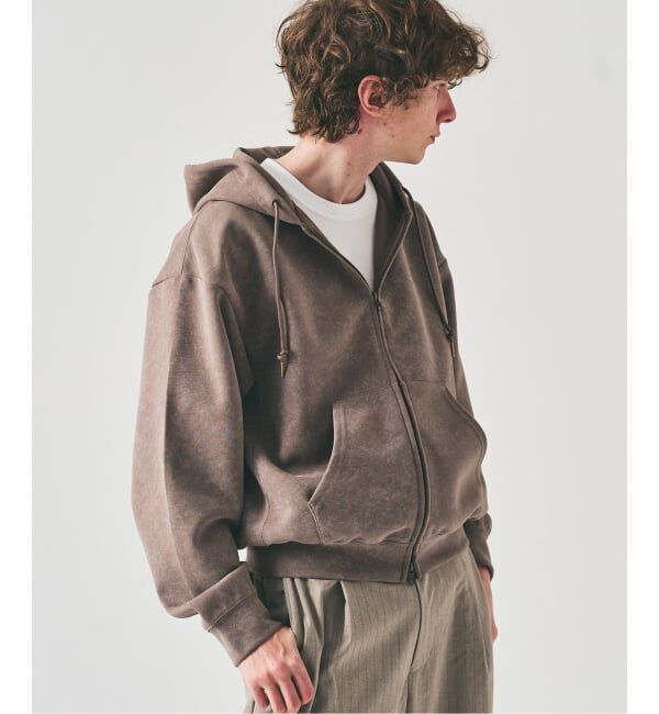 417 EDIFICE「スプレーダンボール ジップパーカー」|パーカー|