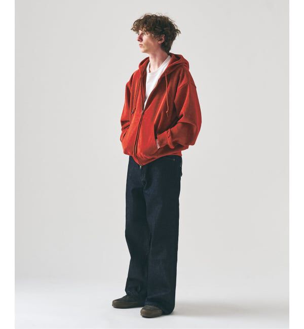 417 EDIFICE「スプレーダンボール ジップパーカー」|パーカー|