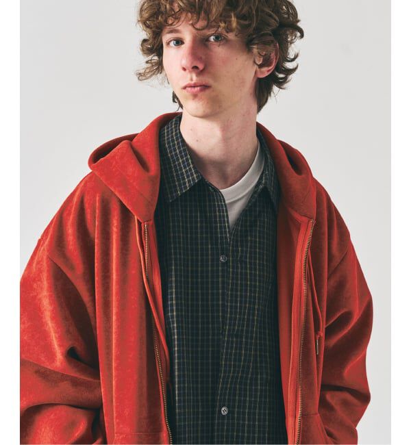 417 EDIFICE「スプレーダンボール ジップパーカー」|パーカー|