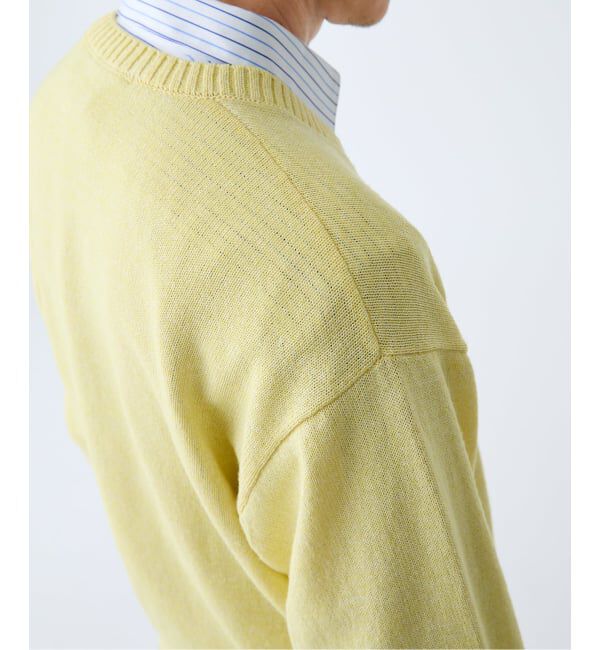 EDIFICE「WASHI/WOOL DEEP V ネックニット」|ニット・セーター|