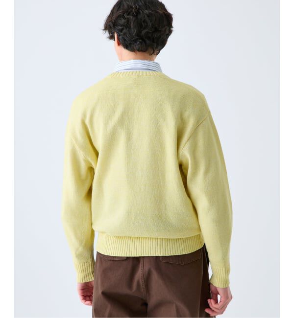 EDIFICE「WASHI/WOOL DEEP V ネックニット」|ニット・セーター|