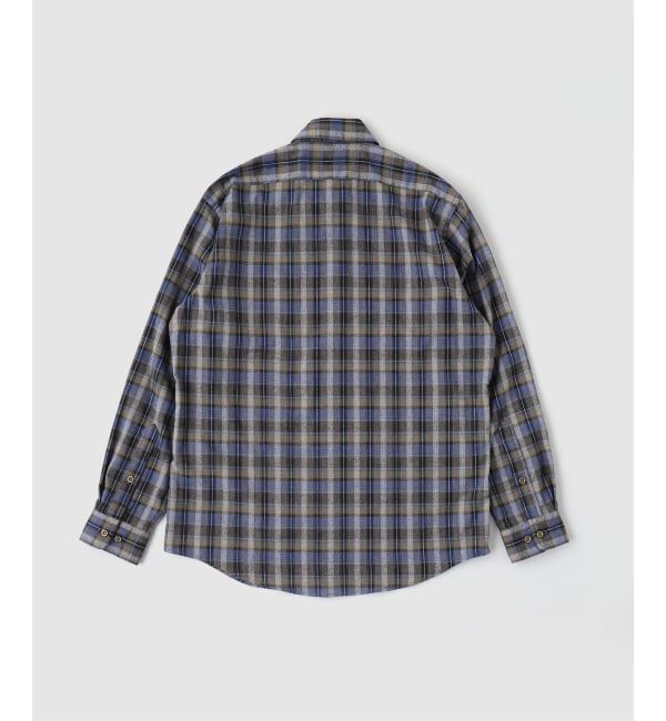 PULP「ERL / イーアールエル UNISEX GREY CHECK SHIRT WOVEN」|シャツ・ブラウス|
