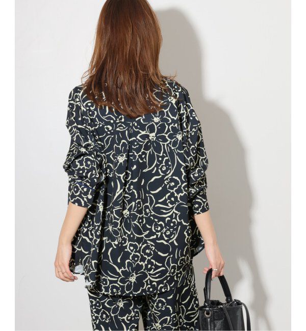 JOURNAL STANDARD relume「ラインフラワーオーバーサイズシャツ」|シャツ・ブラウス|