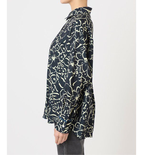 JOURNAL STANDARD relume「ラインフラワーオーバーサイズシャツ」|シャツ・ブラウス|