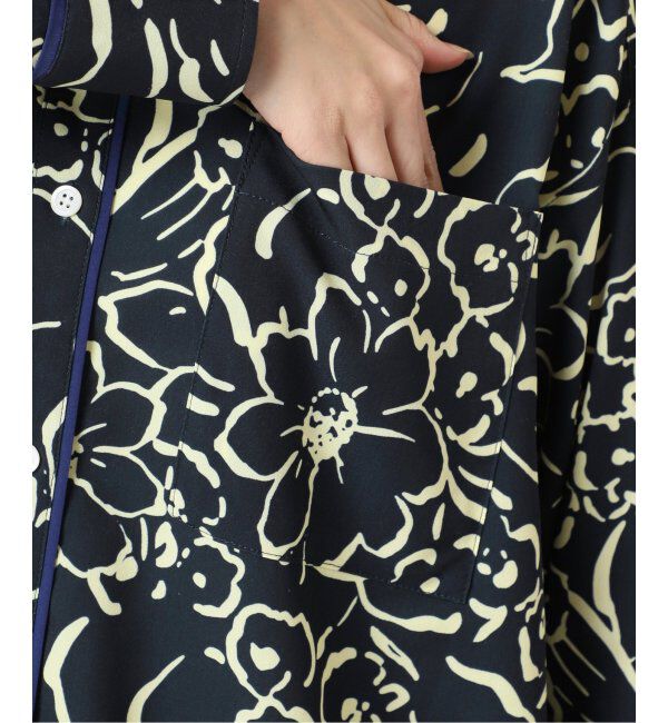 JOURNAL STANDARD relume「ラインフラワーオーバーサイズシャツ」|シャツ・ブラウス|
