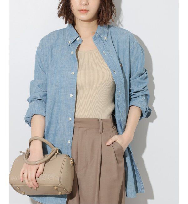 JOURNAL STANDARD relume「《追加》Vis/Polyスクエアネックリブタンクトップ」|タンクトップ|