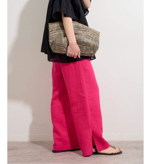 JOURNAL STANDARD relume「《WEB限定追加3》麻スリットイージーパンツ」|その他|