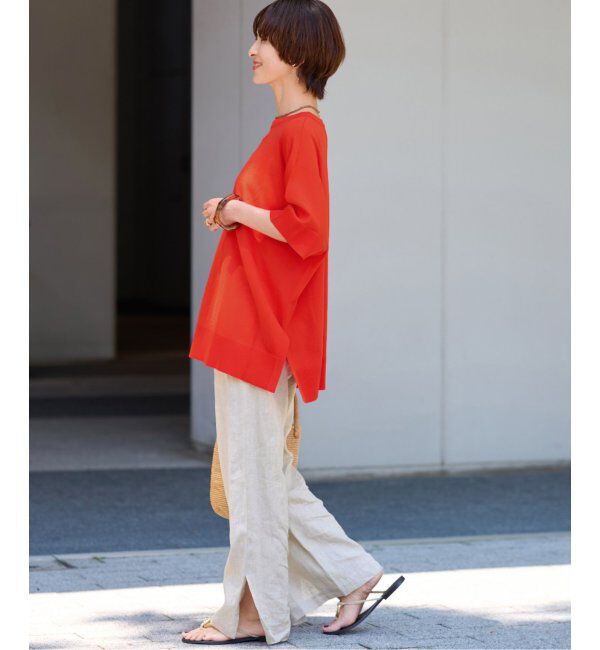 JOURNAL STANDARD relume「《追加2》麻スリットイージーパンツ」|その他|