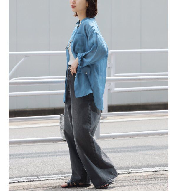 JOURNAL STANDARD relume「《追加2》手洗い可 / ラミーオーバーサイズシャツ」|シャツ・ブラウス|