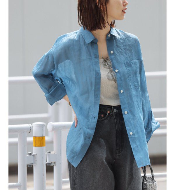 JOURNAL STANDARD relume「《追加2》手洗い可 / ラミーオーバーサイズシャツ」|シャツ・ブラウス|