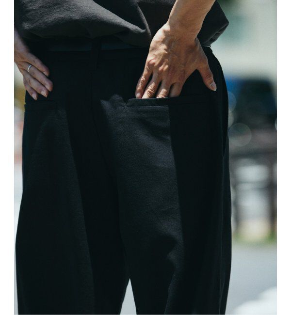 JOURNAL STANDARD relume「リネンブレンド 1タック &rdquo;レイジー&rdquo; パンツ」|スラックス|