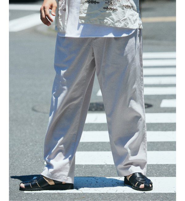 JOURNAL STANDARD relume「リネンブレンド 1タック &rdquo;レイジー&rdquo; パンツ」|スラックス|