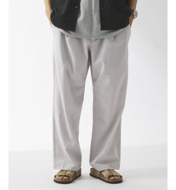 JOURNAL STANDARD relume「リネンブレンド 1タック &rdquo;レイジー&rdquo; パンツ」|スラックス|
