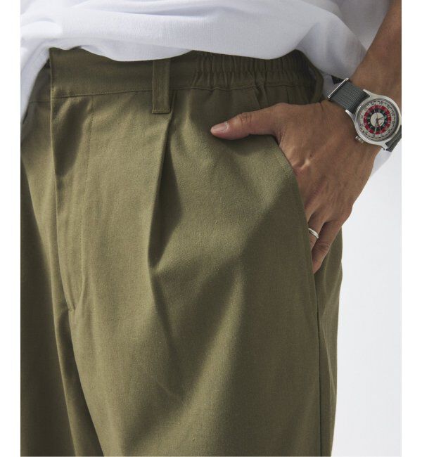 JOURNAL STANDARD relume「リネンブレンド 1タック &rdquo;レイジー&rdquo; パンツ」|スラックス|