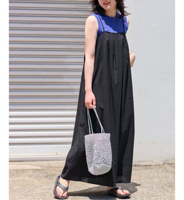 JOURNAL STANDARD relume「リネンコットンタックキャミワンピース」|ワンピース|