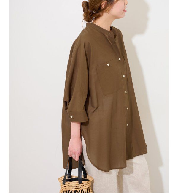 JOURNAL STANDARD relume「ナチュラルストレッチドルマンシャツ」|シャツ・ブラウス|