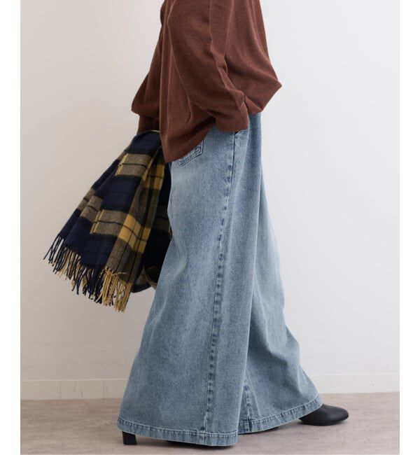 JOURNAL STANDARD relume「《追加2》C/R デニムワイドギャザー」|デニム|