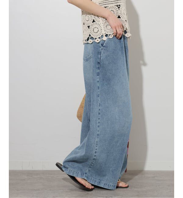 JOURNAL STANDARD relume「《追加2》C/R デニムワイドギャザー」|デニム|