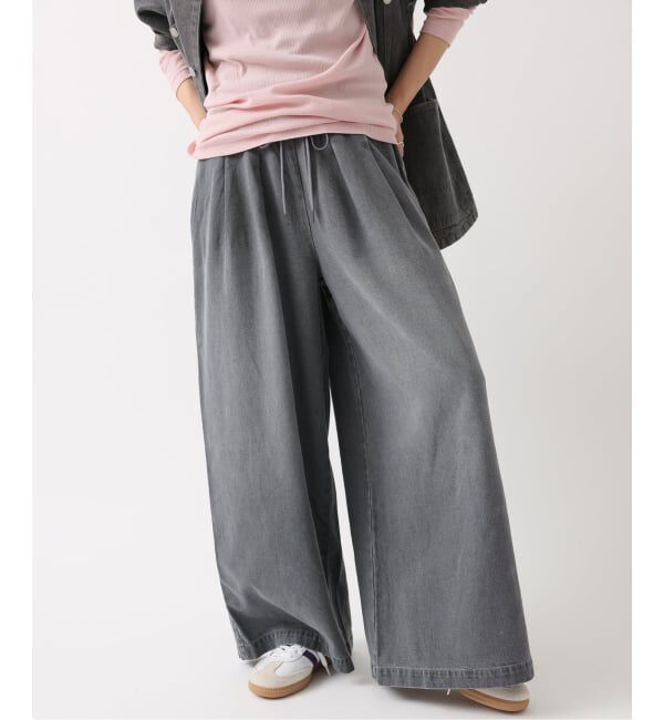 JOURNAL STANDARD relume「《追加2》C/R デニムワイドギャザー」|デニム|