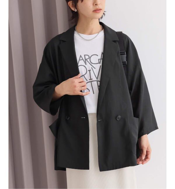 JOURNAL STANDARD relume「《追加4》シアーテーラードジャケット」|テーラードジャケット|ブラック