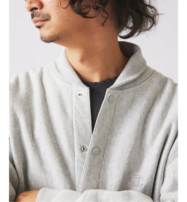 JOURNAL STANDARD relume「CHAMPION / チャンピオン 別注 R/W エルボーパッチ スナップ カーディガン」|カーディガン|