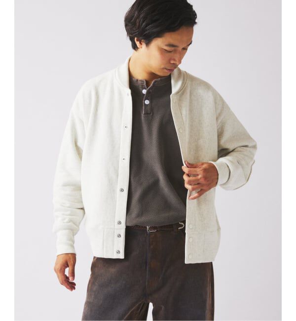 JOURNAL STANDARD relume「CHAMPION / チャンピオン 別注 R/W エルボーパッチ スナップ カーディガン」|カーディガン|