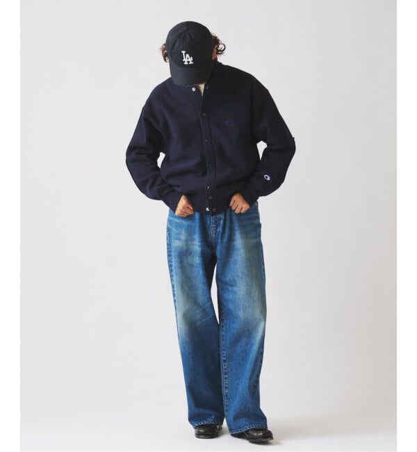 JOURNAL STANDARD relume「CHAMPION / チャンピオン 別注 R/W エルボーパッチ スナップ カーディガン」|カーディガン|