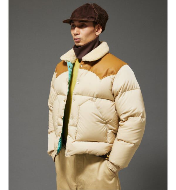 JOURNAL STANDARD「Rocky Mountain Featherbed / ロッキーマウンテン 別注 クロップド ダウン」|ダウン|