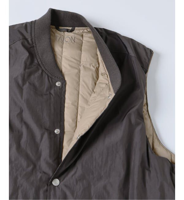 JOURNAL STANDARD relume「TAION / タイオン 別注 ヴァーチカルキルト リバーシブル ダウンベスト」|ダウン|