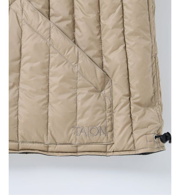 JOURNAL STANDARD relume「TAION / タイオン 別注 ヴァーチカルキルト リバーシブル ダウンベスト」|ダウン|