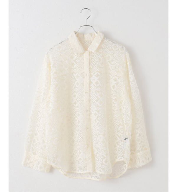 JOURNAL STANDARD「SOCIAL GOOD PIECES レースシャツ」|シャツ・ブラウス|ナチュラル