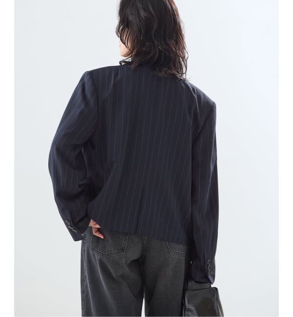 journal standard L'essage「NALYAストライプ/Doeskinジャケット」|テーラードジャケット|