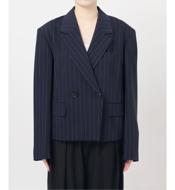 journal standard L'essage「NALYAストライプ/Doeskinジャケット」|テーラードジャケット|