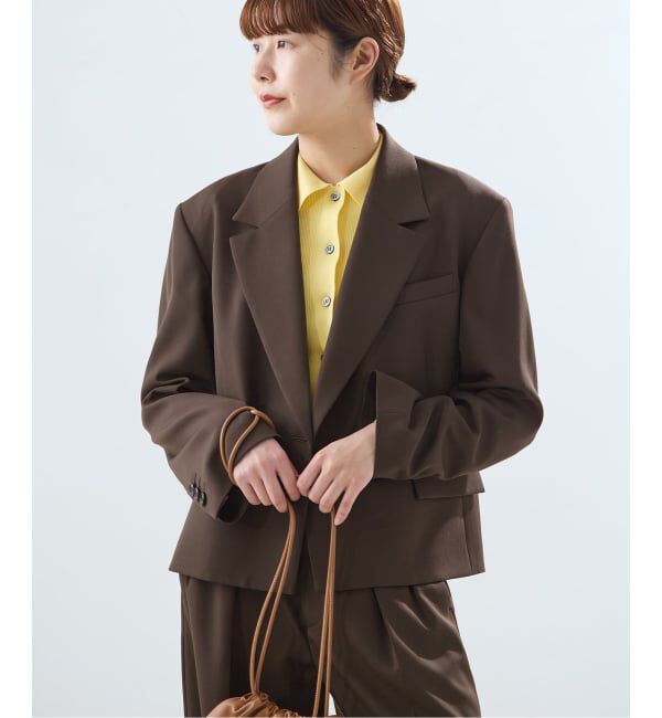 journal standard L'essage「NALYAストライプ/Doeskinジャケット」|テーラードジャケット|