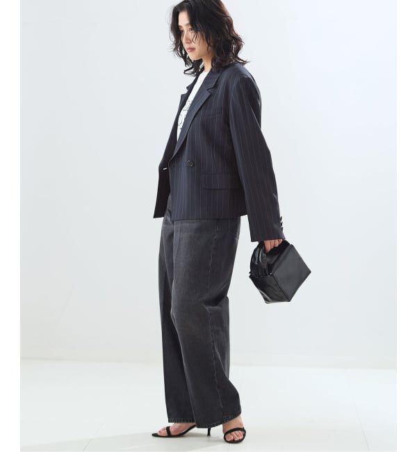 journal standard L'essage「NALYAストライプ/Doeskinジャケット」|テーラードジャケット|