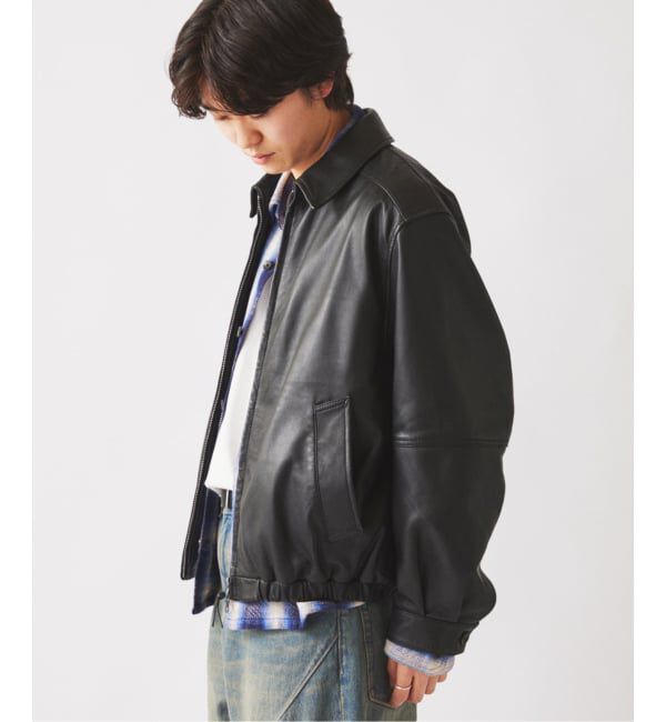 JOURNAL STANDARD relume「ラムレザー ジップジャケット」|ライダースジャケット|