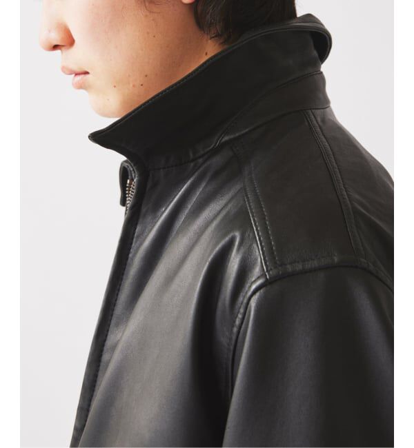 JOURNAL STANDARD relume「ラムレザー ジップジャケット」|ライダースジャケット|