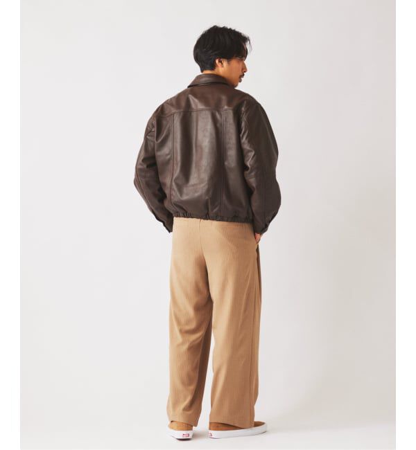 JOURNAL STANDARD relume「ラムレザー ジップジャケット」|ライダースジャケット|