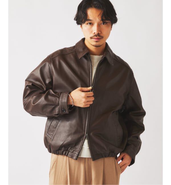 JOURNAL STANDARD relume「ラムレザー ジップジャケット」|ライダースジャケット|