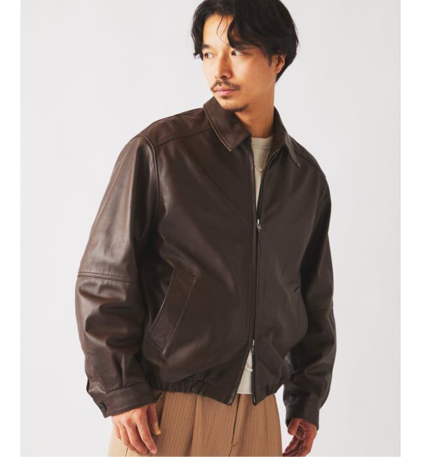JOURNAL STANDARD relume「ラムレザー ジップジャケット」|ライダースジャケット|