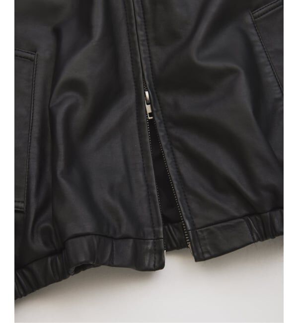 JOURNAL STANDARD relume「ラムレザー ジップジャケット」|ライダースジャケット|