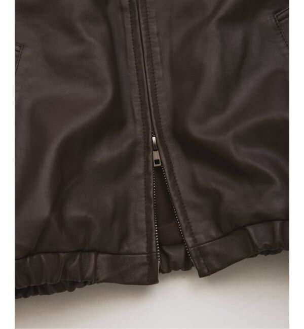 JOURNAL STANDARD relume「ラムレザー ジップジャケット」|ライダースジャケット|